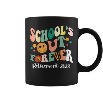 Schools Out Forever Retired Teacher Gifts Retirement 2023 Coffee Mug