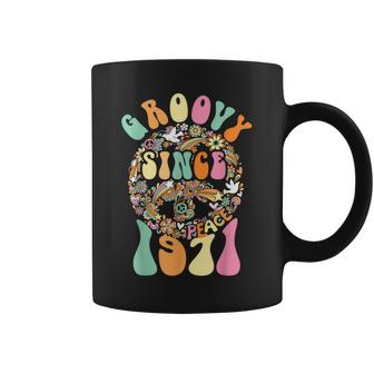 Groovy Since 1971 Peace For Vintage Birthday Party 60S 70S Coffee Mug