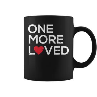 Adoption Awareness  One More Loved For Adoptive Mom Dad Coffee Mug