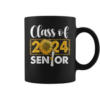 2024 Senior Class Of 2024 Grad Sunflower Graduation Coffee Mug | Seseable CA