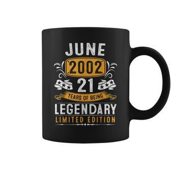 21 Years Old Gifts Vintage June 2002 21St Birthday Gift For Mens Coffee Mug | Mazezy