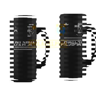 215 Philadelphia Area Code Badge With Star Coffee Mug - Thegiftio