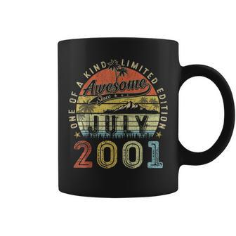 22 Year Old Awesome Since July 2001 22Th Birthday Coffee Mug | Mazezy