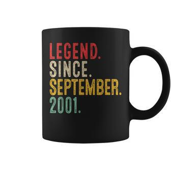 22 Years Old Legend Since September 2001 22Nd Birthday Coffee Mug | Mazezy