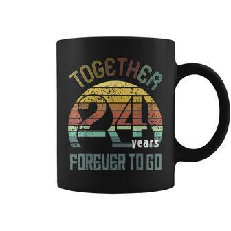 24Th Years Wedding Anniversary Gifts For Couples Matching Coffee Mug | Mazezy