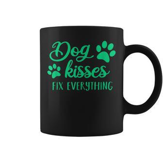 2Nd Chance Dog Rescue Of Iowa Dog Kisses Fix Everything Coffee Mug | Mazezy