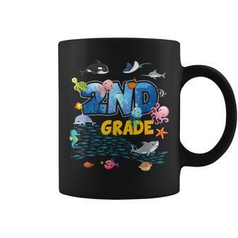 2Nd Grade Aquarium Cute First Day School 2Nd Grader Teacher Aquarium Funny Gifts Coffee Mug | Mazezy