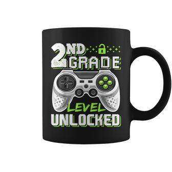 2Nd Grade Level Unlocked Video Game Back To School Boys Coffee Mug - Monsterry