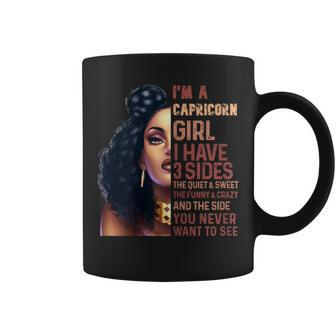 I Have 3 Side Capricorn Girl Cool Zodiac Astrology Star Sign Coffee Mug | Mazezy DE