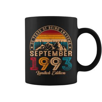 30 Year Old Awesome Since September 1993 30Th Birthday Coffee Mug - Monsterry
