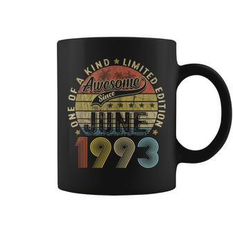 30 Year Old Gifts Awesome Since June 1993 30Th Birthday Men Coffee Mug | Mazezy