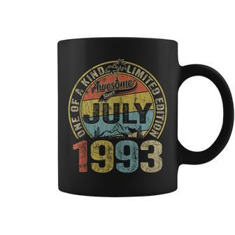 30 Years Old Gifts 30Th Birthday Men Awesome Since July 1993 Coffee Mug - Seseable