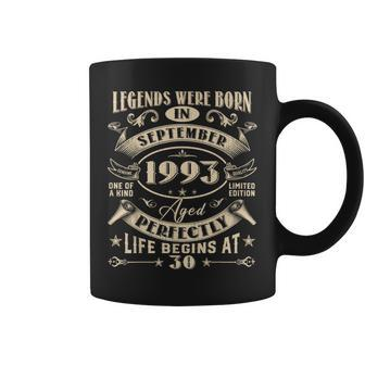 30Th Birthday 30 Years Old Legends Born September 1993 Coffee Mug - Seseable
