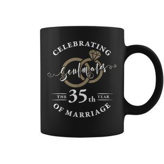 35Th Wedding Anniversary - 35 Years Of Marriage Coffee Mug | Mazezy