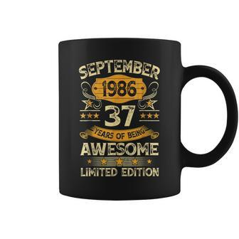 37 Years Old Vintage September 1986 37Th Birthday Coffee Mug - Seseable
