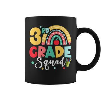 3Rd Grade Squad Team Funny Back To School Girls Boys Teacher Coffee Mug | Mazezy