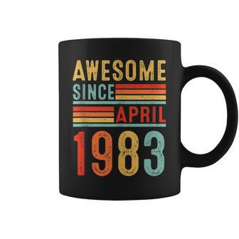 40 Year Old Awesome Since April 1983 Gifts 40Th Birthday Men Coffee Mug - Seseable