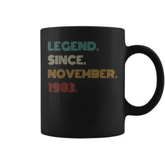 40 Years Old Legend Since November 1983 40Th Birthday Coffee Mug - Seseable