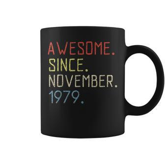 41St Birthday November 1979 Vintage Bday Gift For Men Women Coffee Mug | Mazezy