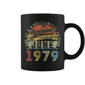 44 Year Old Awesome Since June 1979 44Th Birthday Coffee Mug - Seseable