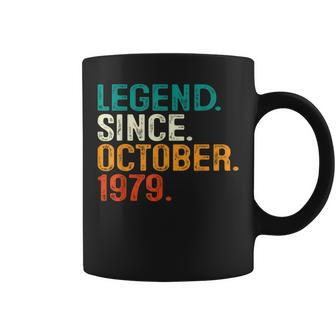 44 Years Old 44Th Birthday Legend Since October 1979 Coffee Mug - Seseable