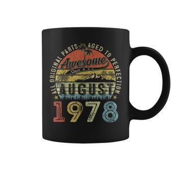 45 Year Old August 1978 Vintage Retro 45Th Birthday Coffee Mug - Monsterry UK