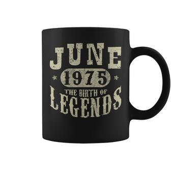 45 Years 45Th Birthday Gift Idea June 1975 Birth Of Legend Coffee Mug | Mazezy