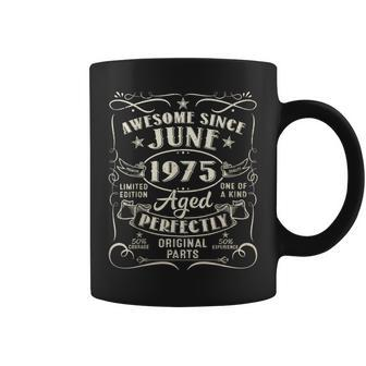 48 Year Old Awesome Since June 1975 48Th Birthday Coffee Mug | Mazezy