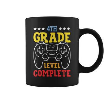 4Th Grade Level Complete Last Day Of School Game Controller Coffee Mug - Seseable