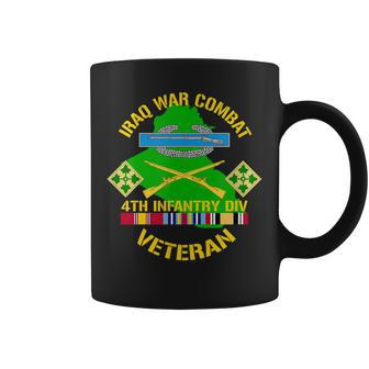 4Th Infantry Division Iraq War Oif Combat Veteran Coffee Mug | Mazezy