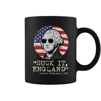 4Th July George Washington England Funny Patriotic Men Women Coffee Mug - Monsterry
