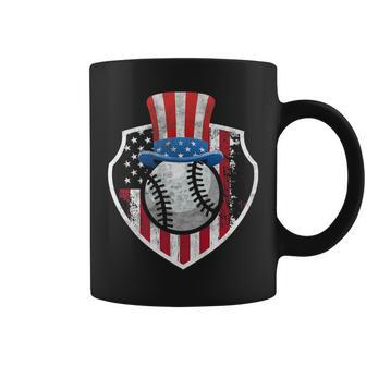 4Th Of July American Flag Uncle Sam Baseball Gift Coffee Mug | Mazezy