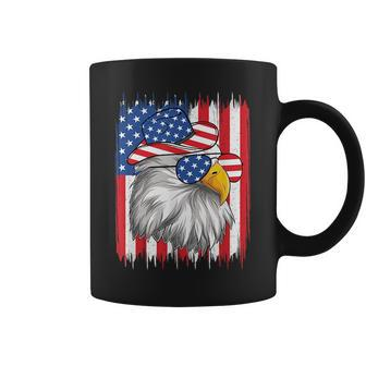 4Th Of July American Flag Usa Funny Cowboy Patriotic Eagle Coffee Mug | Mazezy CA