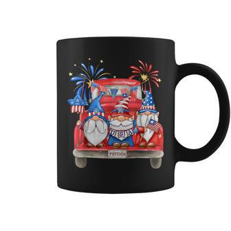 4Th Of July Freedom American Gnomes Car Women Men Girls Boys Freedom Funny Gifts Coffee Mug | Mazezy