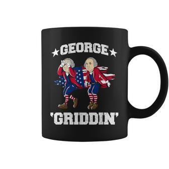 4Th Of July George Washington Griddy George Griddin Coffee Mug | Mazezy