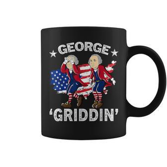 4Th Of July George Washington Griddy George Griddin Coffee Mug | Mazezy CA