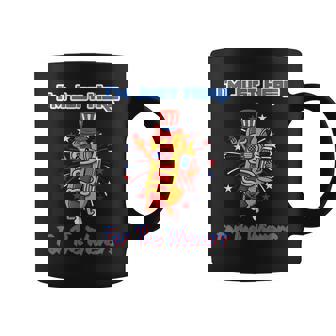4Th Of July Im Just Here For The Wieners Hot Dogs Funny Coffee Mug | Mazezy