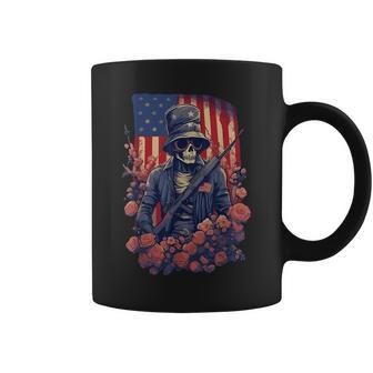 4Th Of July Men Boys Usa American Flag Independence Day Coffee Mug - Seseable