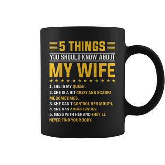 5 Things You Should Know About My Wife Mommy Coffee Mug - Monsterry DE