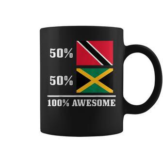 50 Trinidad & Tobago 50 Jamaica Jamaican Flag Pride Coffee Mug - Monsterry AU