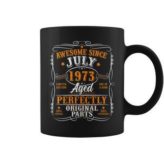 50 Year Old Gifts Awesome Since July 1973 50Th Birthday Men 50Th Birthday Funny Gifts Coffee Mug | Mazezy