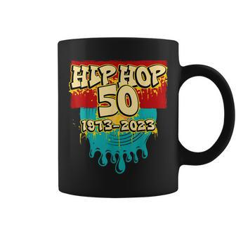 50 Years Of Hip Hop 50Th Anniversary Celebration Vinyl Coffee Mug | Mazezy