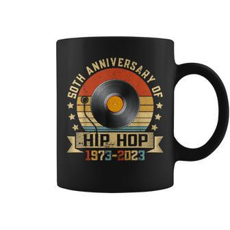 50 Years Hip Hop Vintage Graffiti 50Th Anniversary Est 1973 Coffee Mug | Mazezy