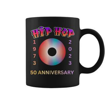 50 Years Hip Hop Vinyl Retro 50Th Anniversary Hip Hop Coffee Mug - Monsterry UK