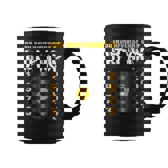50 Years Hip Hop Vinyl Retro _ 50Th Anniversary Celebration Coffee Mug - Monsterry