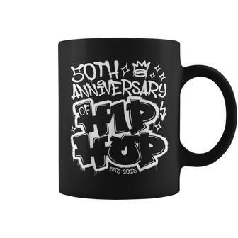 50 Years Hip Hop Vinyl Retro Graffiti 50Th Anniversary Coffee Mug | Mazezy