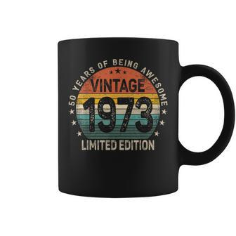 50 Years Old 1973 Vintage 50Th Birthday Men Women Coffee Mug - Thegiftio UK
