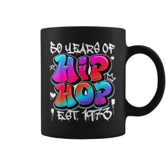 50 Years Old 50Th Anniversary Of Hip Hop Graffiti Hip Hop Coffee Mug - Monsterry AU