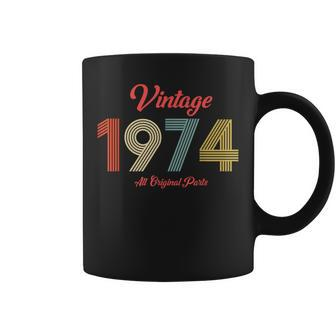 50Th Birthday Vintage1974 Retro Coffee Mug | Mazezy