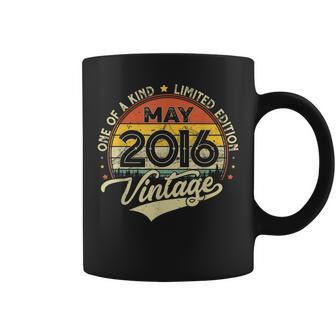 5Th Birthday Gifts 5 Years Old Retro Born In May 2016 Coffee Mug | Mazezy